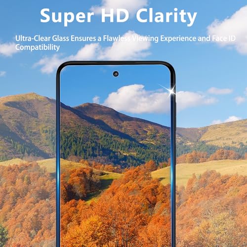 3 Pack Screen Protector Designed for Samsung Galaxy S21 FE with 3 Pack Tempered Glass Camera Lens Protector,Ultra HD Clear,9H Hardness,Easy Install - Case Friendly,Scratch Resistant - color: Galaxy S21 FE 33