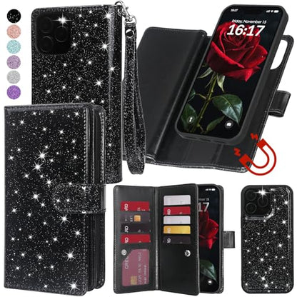 Varikke for iPhone 13 Pro Max Case Wallet Magnetic Detachable, Black - color: (Standard) Black, size: iPhone 13 Pro Max 6.7"