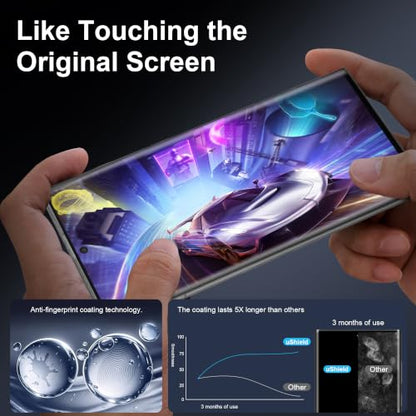 2+2 Pack for Samsung Galaxy S23 Ultra Privacy Screen Protector, PET Film - size: 6.8 inch