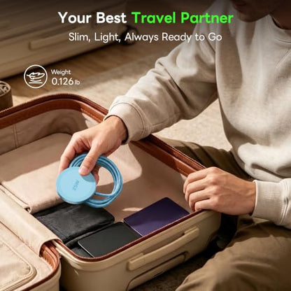 MagSafe 25W Magnetic Wireless Charger Fast Charging Pad for iPhone - color: Blue