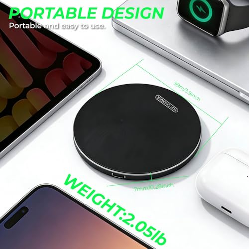 15W Fast Wireless Charger with Anti-Slip