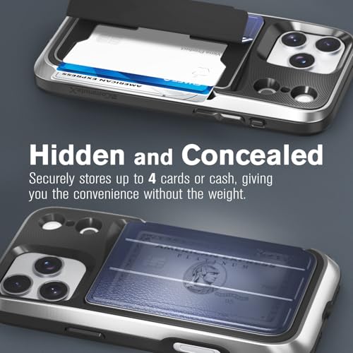 VENA vCommuteX for iPhone 17 Pro Max Wallet Case, Blue - color: MagSafe Compatible - Blue, size: iPhone 17 Pro Max