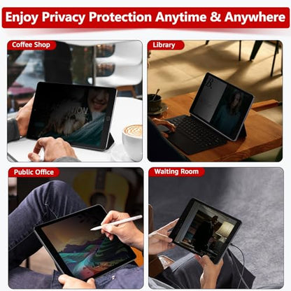 bersem Privacy Screen Protector for iPad 10.2 Inch (9th/8th/7th Generation) - size: iPad 10.2 Inch (9th / 8th / 7th Generation)