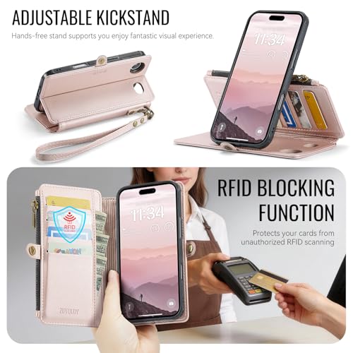 for iPhone 17 Air - Phone Case Wallet Magnetic, Champagne Gold - color: Champagne Gold, size: iPhone Air
