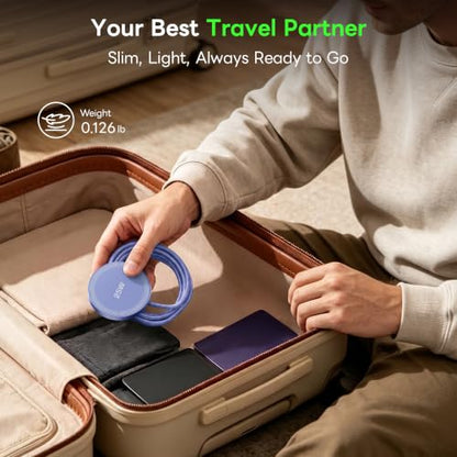 MagSafe 25W Magnetic Wireless Charger Fast Charging Pad for iPhone - color: Dark Violet