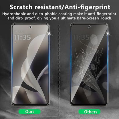 3 Pack Privacy Screen Protector Designed for Motorola Moto G 5G 2026 / Moto G Play 2026 / Moto G Power 2026,Full Coverage Anti-Spy Tempered Glass Film,9H Hardness,Anti-Fingerprint,Bubble Free - size: Moto G Power 2026 FK3