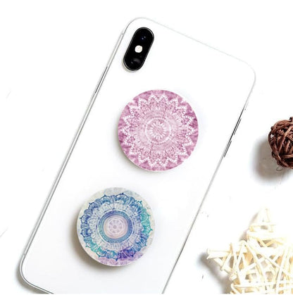 4 Pack Multi Function Cellphone Stand Bohemian Style Foldable Holder Grip for Smartphones and Tablets