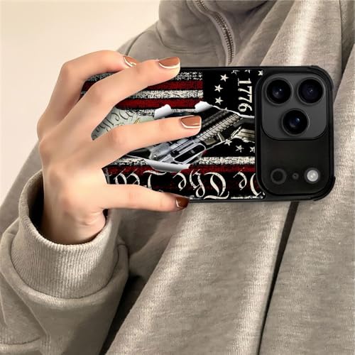 DJSOK Case for iPhone 17 Pro Max,Compatible with MagSafe,Anti-Scratch Shockproof Case,Classic American Flag 1776 We The People - color: Classic American Flag 1776 We The People, size: IPhone 17 Pro Max