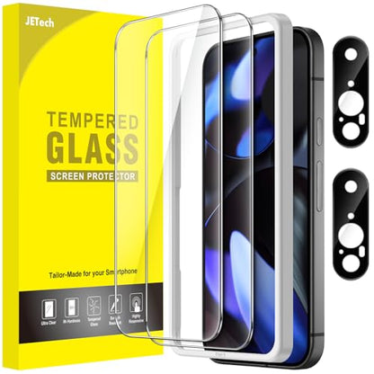 JETech Screen Protector for Google Pixel 9, 2+2 Pack - size: Pixel 9