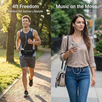 2 Pack Wired Earbuds for iPhone, Lightning Headphones w/Mic Volume