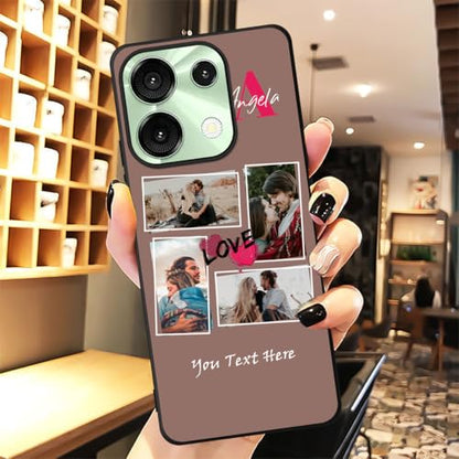 Personalized Phone Case for UMIDIGI G9 5G/UMIDIGI G9T G9C G9A 2024 Printed with Multi Photos Picture,Custom Anti-Drop Non-Slip Carbon Fiber Rubber Cover,Business Logo Customized - color: Pattern06