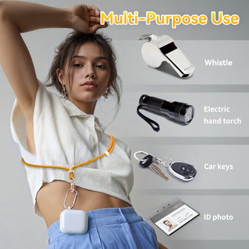 VVAAGG Cell Phone Lanyard for iPhone Crossbody Phone Strap - color: Yellow