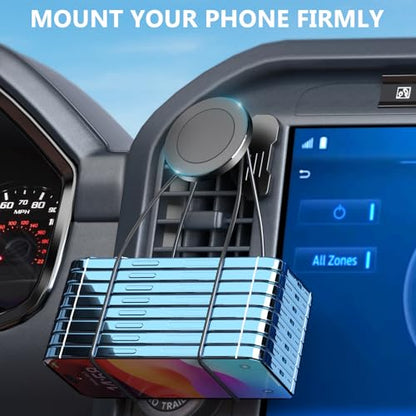Surfcabin CNC Magnetic Car Vent Phone Mount for 2021-2026 Ford F150 - size: Fits F150 2021-2026 without Metal Arm