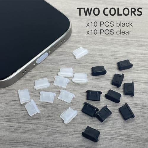 USB C Dust Plug, Type-C Charging Port Cover Silicone USB C Plug Cover