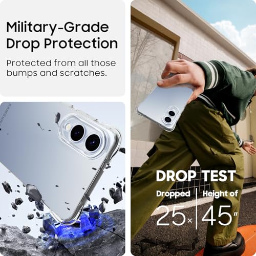 for Galaxy S25 Edge Case, Ultra [Slim Thin] Flexible Scratch Resistant Clear TPU Gel Rubber Soft Skin Silicone Protective Phone Case Cover for Samsung Galaxy S25 Edge (Clear) - size: S25 edge