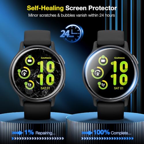 LK 6 Pack for Garmin Vivoactive 6 / Vivoactive 5 Screen Protector 42mm, TPU - size: 42mm