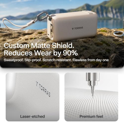 TORRAS PowerGo 3-in-1 Fast 10000mAh Portable Charger for iPhone 18 Pro Max