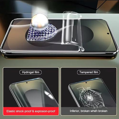[2 Pack] Hydrogel Screen Protector for Samsung Galaxy S25, Upgraded Non-breakable Flexible TPU Flexible Protective Film [Bubble Free] [High Sensitivity][Anti-Scratch] - color: Samsung Galaxy S25