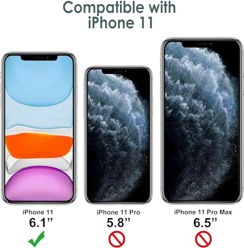 LRK Ultra Thin Black Case Compatible with iPhone 11: Slim, Soft and Flexible (NOT Hard) [Matte Finish] Protective Black Phone Cover for iPhone 11, 6.1 Inch - Matte Black - size: iPhone 11