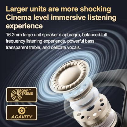 Bluetooth Headset, Dual Mic Noise Cancelling, 48H Talk Time, Clear Calls
