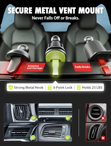 Bracketron TripGrip Car Phone Mount, Dashboard Vent & Window Phone Holder - style: Window, Dash & Vent Mount