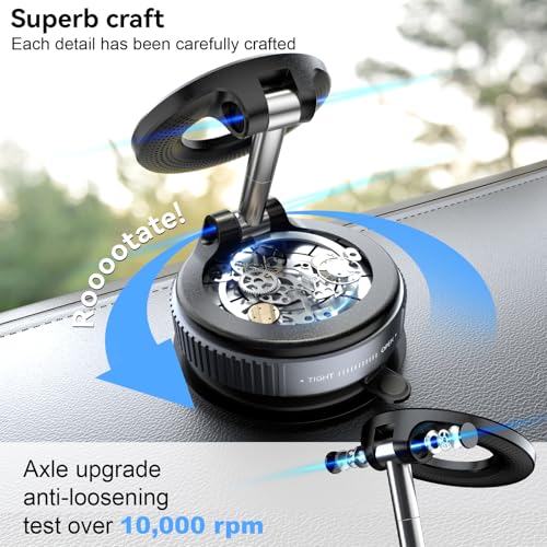 CloudValley Vacuum Magnetic Car Phone Mount for MagSafe - style: Magnetic Mount-Black