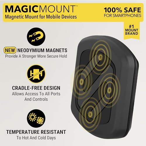 Scosche MXWDL Magnetic Cell Phone Holders for Your Car Dash/Windshield, Suction Cup Phone Holder Car Mount with Extra Strong Magnet, Thick Metal Plate Compatible with iPhone, Samsung and More, 2 Pack - size: 2 Pack, style: Extra Strength - Flex Window / D