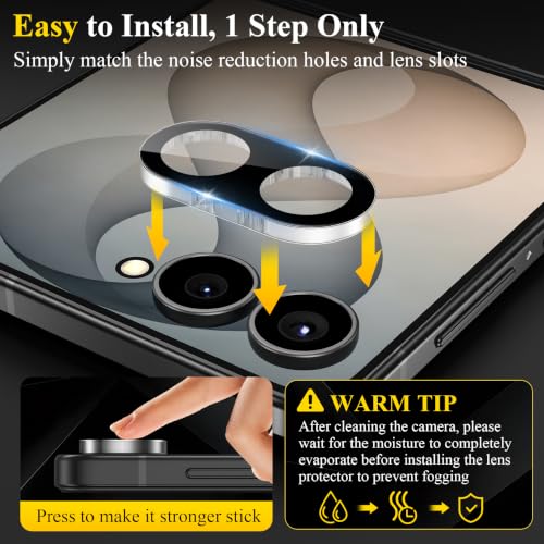 4 Pack Camera Lens Protector Compatible with Samsung Galaxy Z Flip 8/Flip 7 - size: Z Flip 8