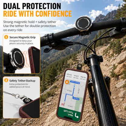 Magnetic Stroller Phone Holder, Compatible with MagSafe