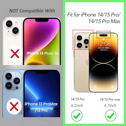 3PCS Rear Back Camera Lens Protector Tempered Glass for iPhone 14 Pro Max, iPhone 15 Pro Max - HD Clear Full Coverage Guard - color: for iPhone 14 pro/14 pro max/15 pro/15 pro max