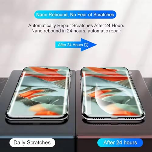 [2 Pack] Hydrogel Flexible Screen Protector for Google Pixel 9a, Upgraded Non-breakable HD Clarity Soft TPU Protective Film [Anti-Scratch] [Bubble Free] (Not Glass) - color: Google Pixel 9a