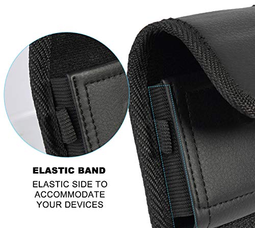 Nakedcellphone Pouch for Samsung Galaxy Z Flip 8 7 6 Phone Case - Black