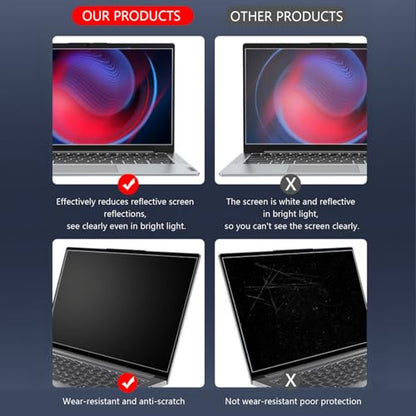 2 Pack 14" Laptop Screen Protector Anti Glare Matte with for 14-inch 16:10 Aspect Ratio Screen HP/Dell/Lenovo/Asus/Acer/Samsung/Sony/MSI/LG/Razer Blade Laptop