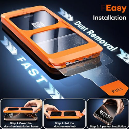 TOCOL for iPhone 16 Pro Max Privacy Screen Protector - color: Privacy