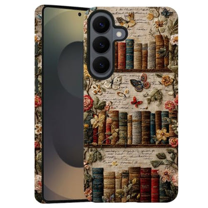 Compatible with Samsung Galaxy S26 Plus Case,Glossy Case All-Round Protection Shockproof Anti-Scratches TPU Cover,Cases for Man Woman-Antique Bookshelf - color: Antique Bookshelf, size: Galaxy S26 Plus
