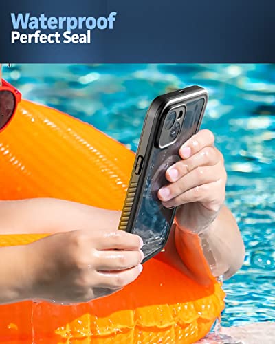 Encased Waterproof Case for iPhone 14 with Belt Clip Holster (Compatible with MagSafe) - size: iPhone 14