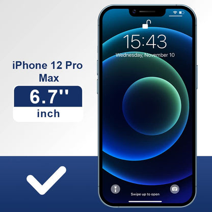 ImpactStrong Anti-Spy Privacy Screen Protector for iPhone 12 Pro Max (6.7-Inch), 9H Tempered Glass, Shatter-Resistant, Anti-Scratch, Easy Install Kit, Case Friendly, 2-Pack - size: iPhone 12 Pro Max
