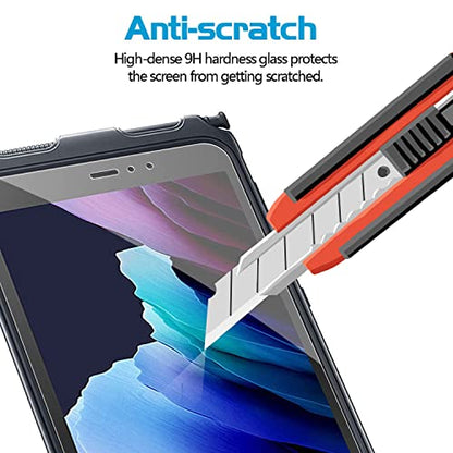 for Samsung Galaxy Tab Active 3 Tempered Glass Screen Protector (8 inch), Full Coverag 9H Hardness HD Clear Scratch Resistant Anti-Fingerprint Film tablet T570 T575 T577 [3-Pack]
