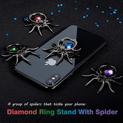 Allengel Phone Ring Holder Grip, Animal 360 Rotation Diamond Metal Finger Ring Grip Kickstand for All Smartphone, Tablets and Case - Royal Blue - color: Blue