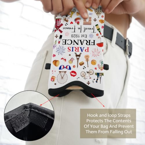 Cell Phone Sleeve Pouch with Adjustable Strap - Paris Gifts - color: Paris