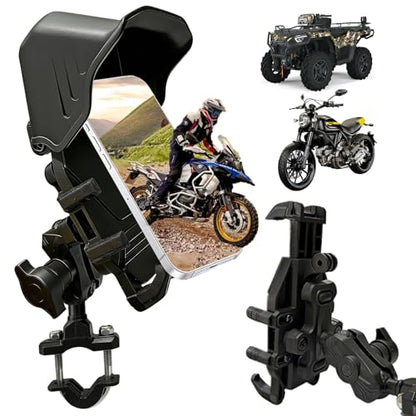 Chikia Anti-Theft ATV Phone Mount Holder,Sunshade,Waterproof,Anti-Vibration