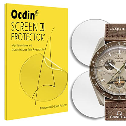 Screen Protector for Omega x Swatch Speedmaster Moonswatch, Hydrogel TPU Soft Film for Acrylic Crystal (10)