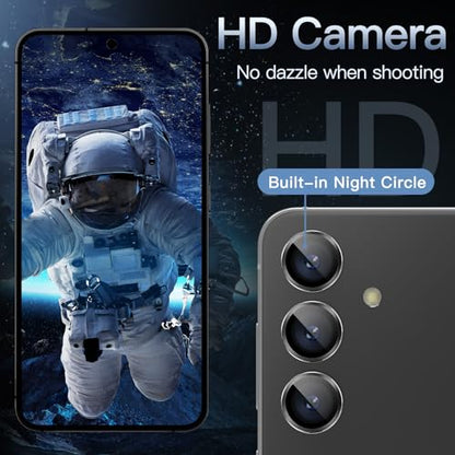 JETech Camera Lens Protector for Samsung Galaxy S24 Plus, Onyx Black, 1 Set - color: Onyx Black