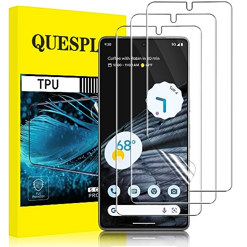 3 Pack for Google Pixel 7 Pro Self-Healing Screen Protector
