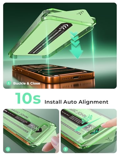MAGIC JOHN Eye Protection for iPhone 17 Pro Max Screen Protector 6.9 inch - size: iPhone 17 Pro Max