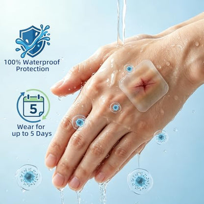Niceful Hydrocolloid Bandages 2"x2" for Wound Care, 20 Count - size: 2" x 2" (20 Dressings)