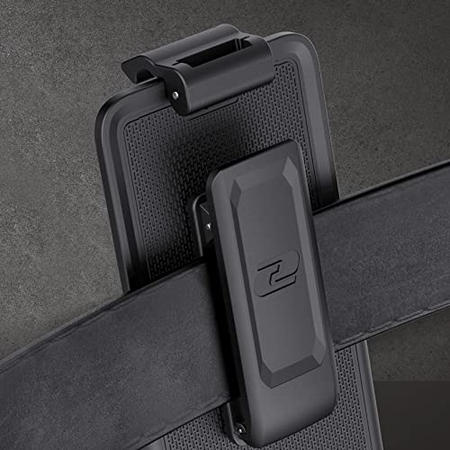 Encased Belt Case Designed for iPhone 14 Plus 6.7" with Phone Holster Clip (Black) - size: iPhone 14 Plus