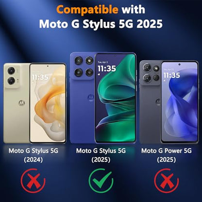 2 Pack Privacy Screen Protector for Motorola Moto G Stylus 5G 2025 - size: Moto G Stylus 5G 2025