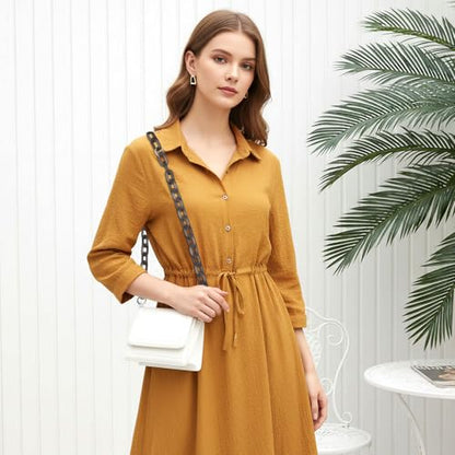 Long Keeper Phone Crossbody Chain Acrylic Phone Lanyards with Zipper Wallet Women Cellphone Strap Wrist Bracelet Purse Strap - color: Brown Gold