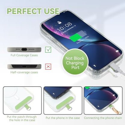 VVAAGG Cell Phone Lanyard for iPhone Crossbody Phone Strap - color: Green